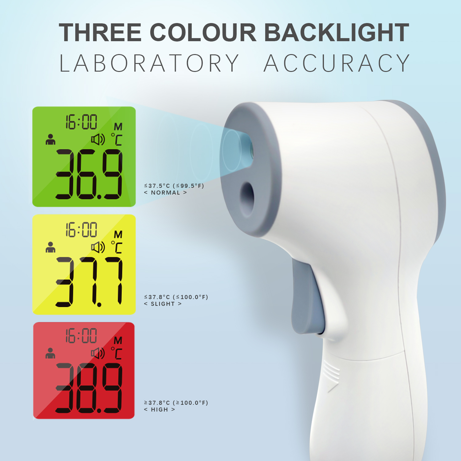 termometer met agtergrond