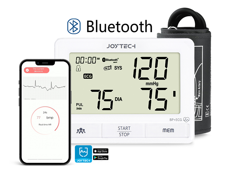 Il misuratore di pressione sanguigna ECG all'avanguardia di Joytech - Ora approvato da Health Canada!