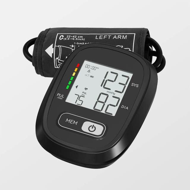 Instrument de mesure médical de pression artérielle de bras supérieur de Digital d'exactitude