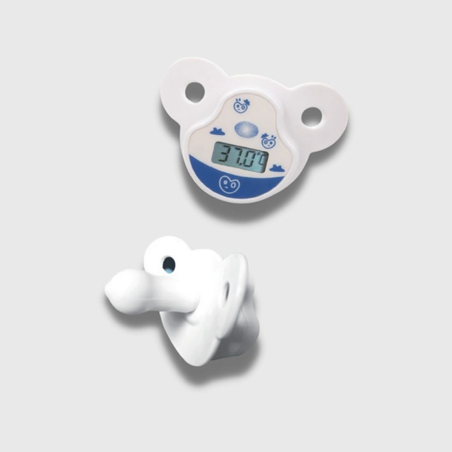 Дигитална залъгалка Бебешки термометър за новородено Проверка за треска Бебешки термометър в стил зърна