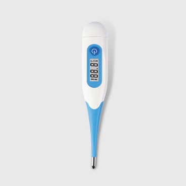 CE MDR apstiprināts mājas lietošanai ūdensnecaurlaidīgs orālais termometrs ar elastīgu galu digitālais termometrs mazulim