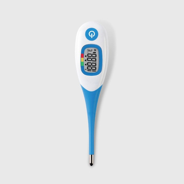 Хүүхэд болон насанд хүрэгчдэд зориулсан CE MDR батлагдсан Bluetooth арын гэрэлтүүлэгтэй дижитал амны хөндийн термометр 