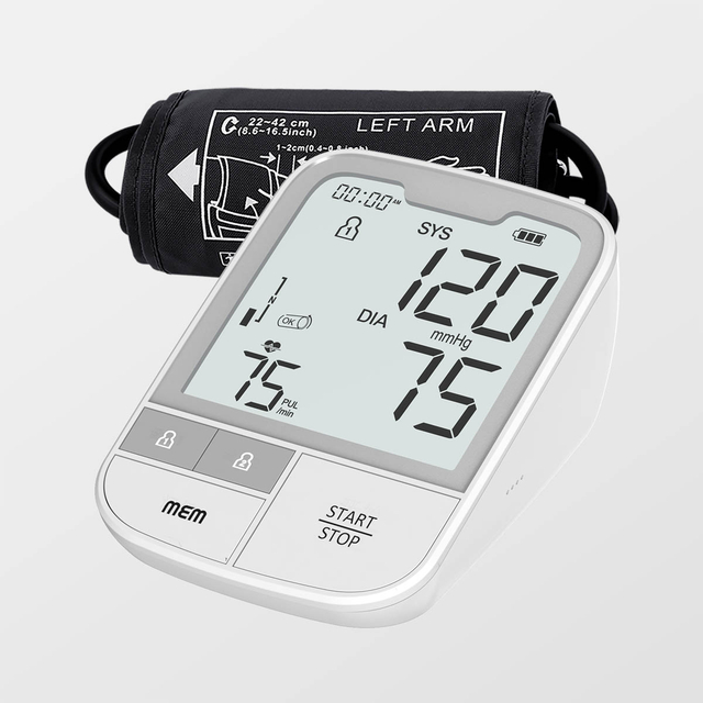 در خانه از مانیتور فشار خون هوشمند LCD بزرگ DBP-6285B استفاده کنید