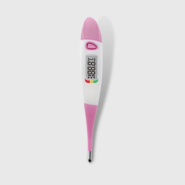 CE MDR Persetujuan Demam Alarm Oral Tip Fleksibel Termometer Digital kanggo Bocah-bocah
