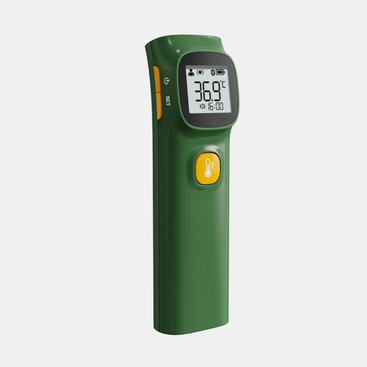 CE MDR augstas veiktspējas punktu / skenēšanas mērījumu infrasarkanais pieres termometrs