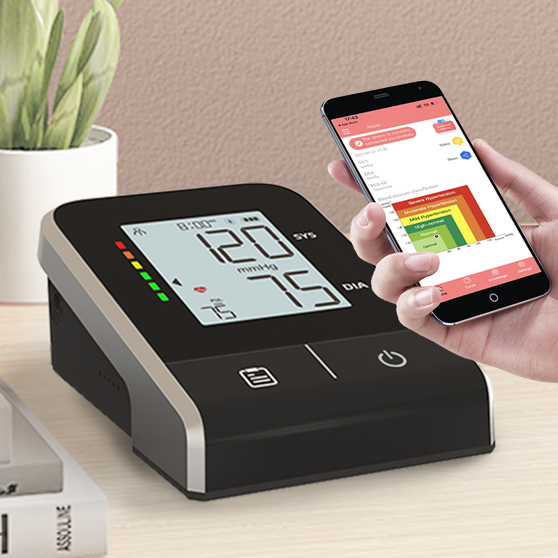 Bra&ccedil; superior Fabricant d'esfigmoman&ograve;metres digitals Bluetooth autom&agrave;tic