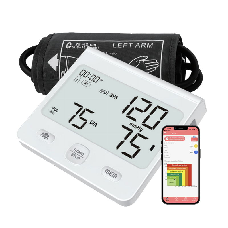 Ua ʻae ʻia ʻo ISO BSCI Factory Electric Blood Pressure Monitor me ka hoʻolaha leo