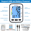 Atẹle Ẹjẹ Bluetooth pẹlu Tesiometer Digital Talking Backlit