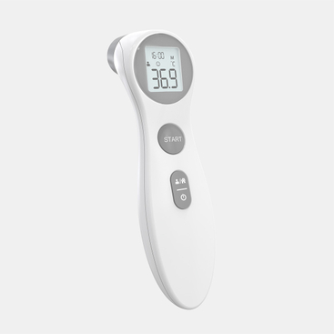 CE MDR Genehmegt Non Contact Infrarout Stiermer Thermometer Pistoul Medical fir Féiwer