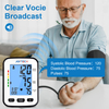 Atẹle Ẹjẹ Bluetooth pẹlu Tesiometer Digital Talking Backlit