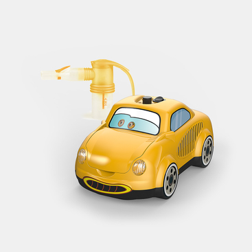 Car Shape Cute Baby Nebulizer Cartoon Compressor Nebulizer foar longûntstekking