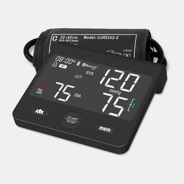 Uygulama Bağlantısı i&ccedil;in Bluetooth Dijital Kan Basıncı Monit&ouml;r&uuml; DBP-6275B