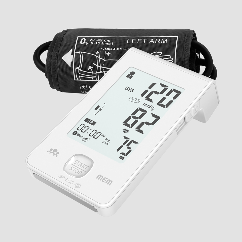 เครื่องวัดความดันโลหิต ECG Bluetooth นวัตกรรมพร้อมหน้าจอขนาดใหญ่ DBP-6677B