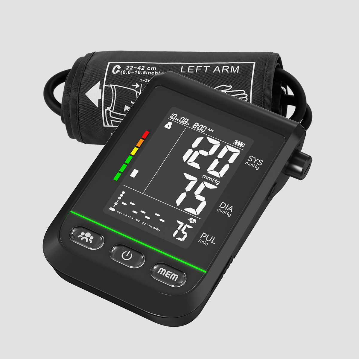 Atẹle Ọfin InstrutOth Aifọwọyi Bud Atẹle ẹjẹ titẹ