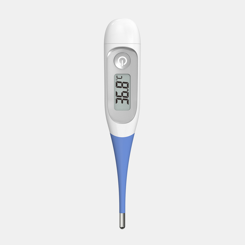 CE MDR Kev Pom Zoo Cov Lus Teb Ceev Cov Dej Tsis Txaus Siab Digital Thermometer rau Cov Me Nyuam