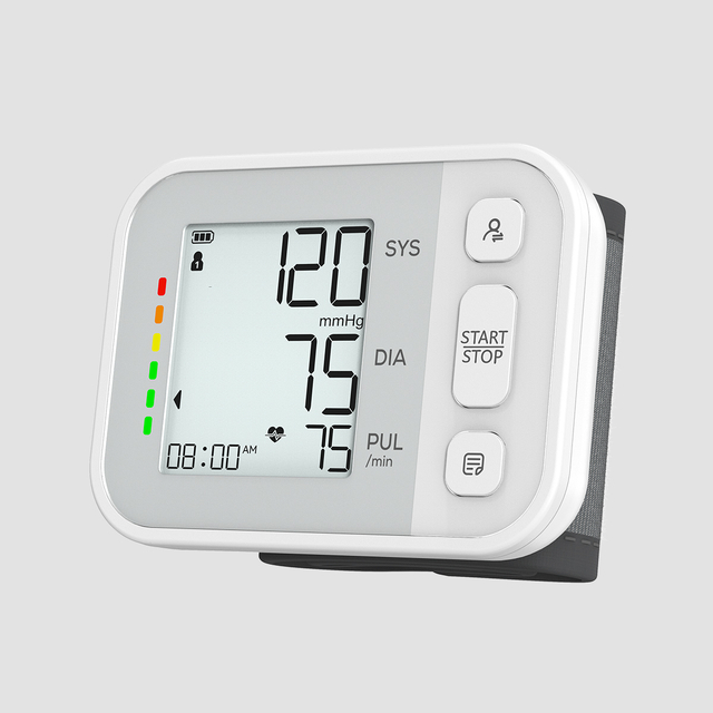 Presi&oacute;n arterial de mu&ntilde;eca autom&aacute;tica inteligente pyahu mok&otilde;i usuario-pe guar&atilde; DBP-21E8.