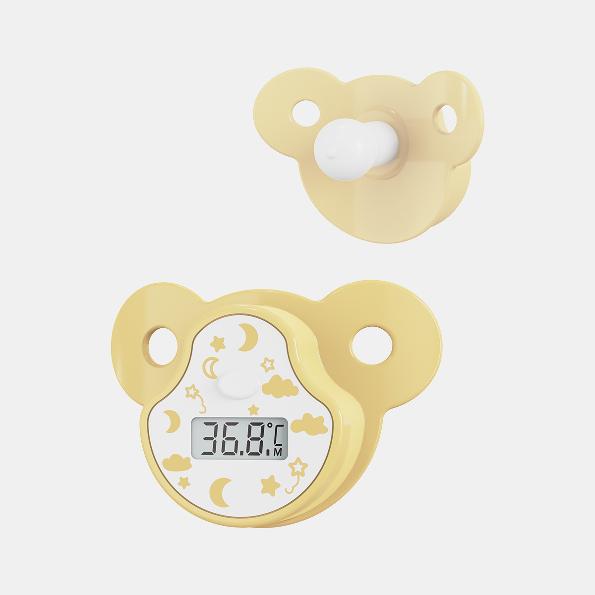 Termometru tat-trabi Pacifier Diġitali għat-Trabi tat-twelid Iċċekkja għal Termometru tat-trabi stil Nipple tad-deni